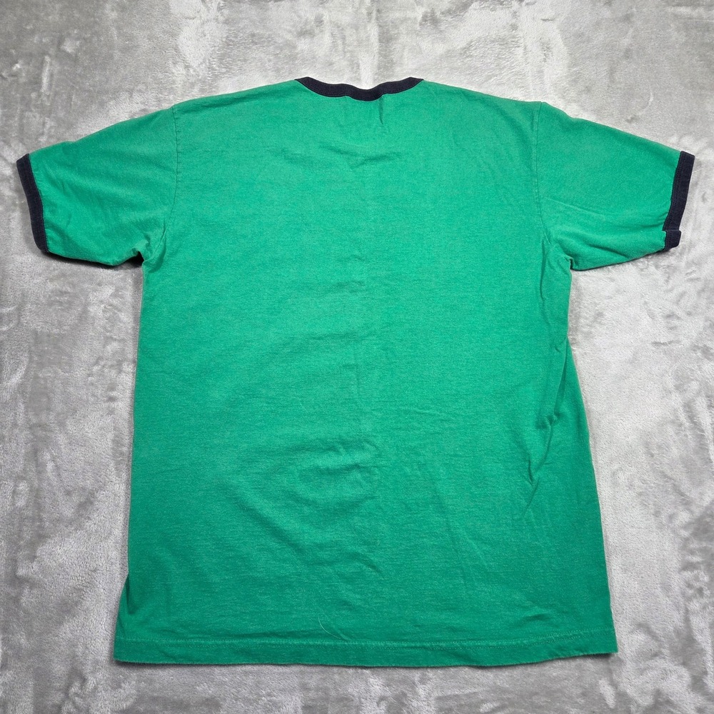 Y2k Aeropostale Mens XL Green Ringer Shirt 2000s Punk Grunge Preppy Skater Baggy - Picture 5 of 5